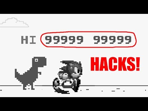 MORE Google Dinosaur Game HACKS 「Arcade Mode, Invincibility, Character Swaps, Speed, and MORE!」