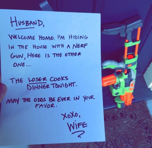 The Dear Husband Nerf Gun Meme Is Everywhere