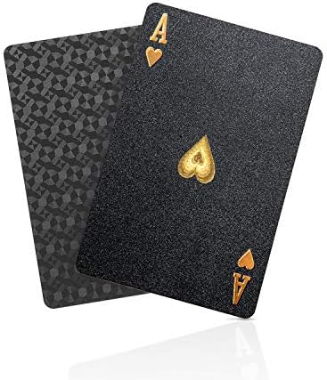 Amazon.Com: Bierdorf Diamond Waterproof Black Playing Cards, Poker Cards,  Hd, Deck Of Cards (Black) : Toys & Games