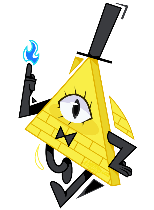 Imaplatypus Art (Bill Cipher Another Character For The Rainbow...)