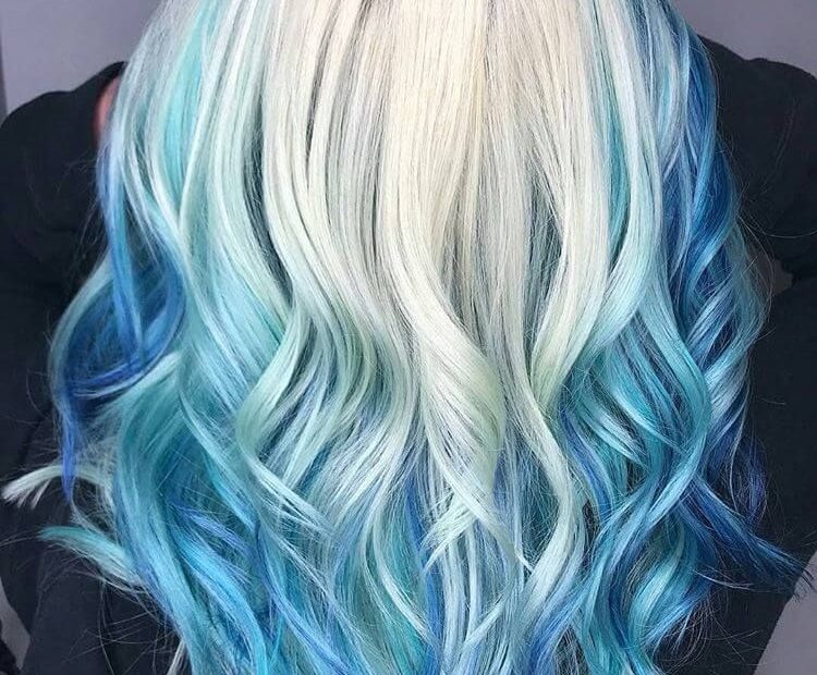 50 Fun Blue Hair Ideas To Become More Adventurous With Your Hair | Cheveux  Blonds Et Bleus, Cheveux Bleus, Teinture Cheveux