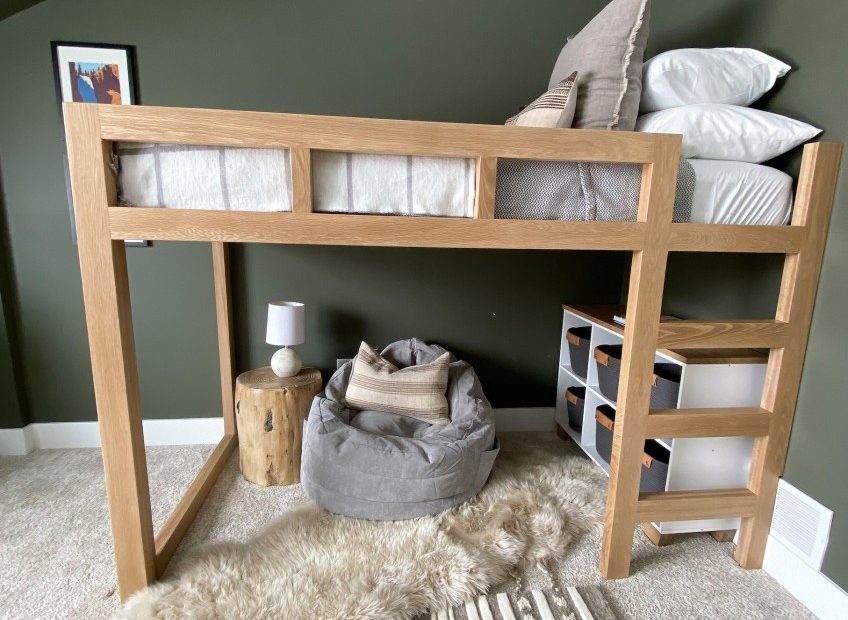 How To Build A Loft Bed-Free Plans - Joinery & Design Co