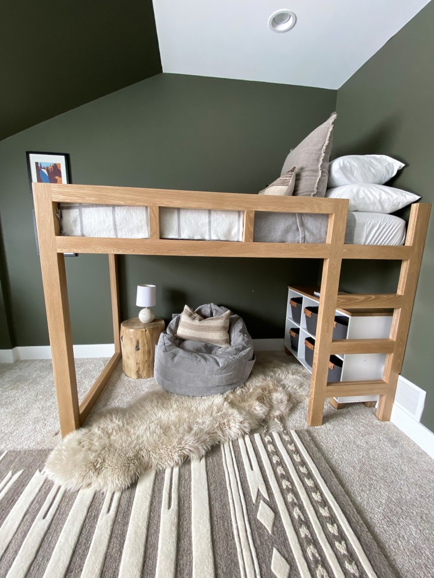 How To Build A Loft Bed-Free Plans - Joinery & Design Co