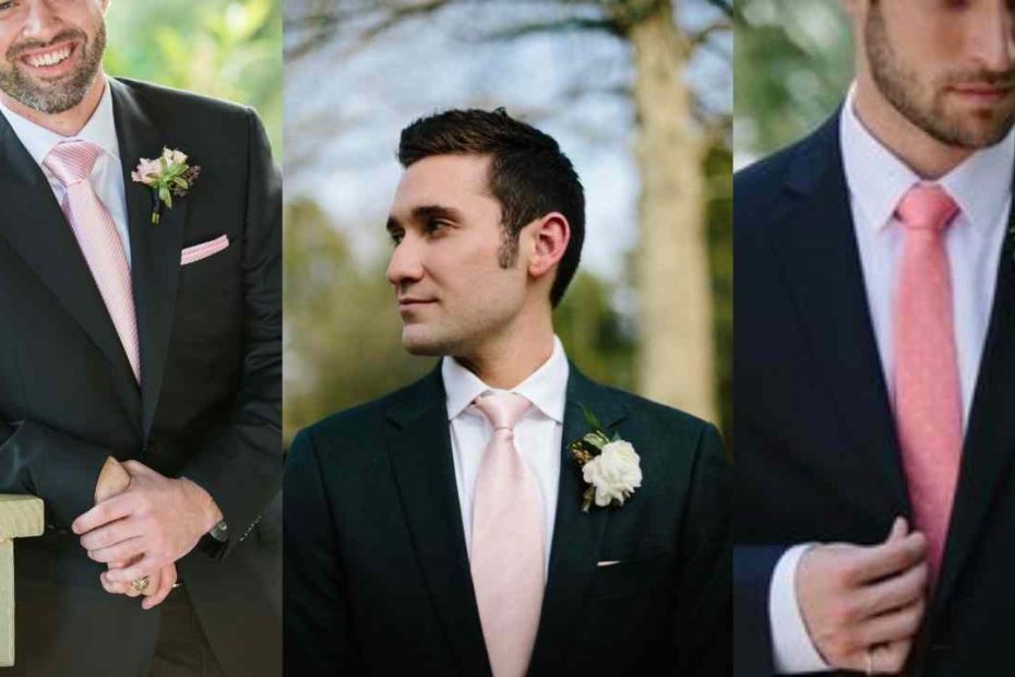 Can You Wear A Pink Tie With A Black Suit? - Dapperclan