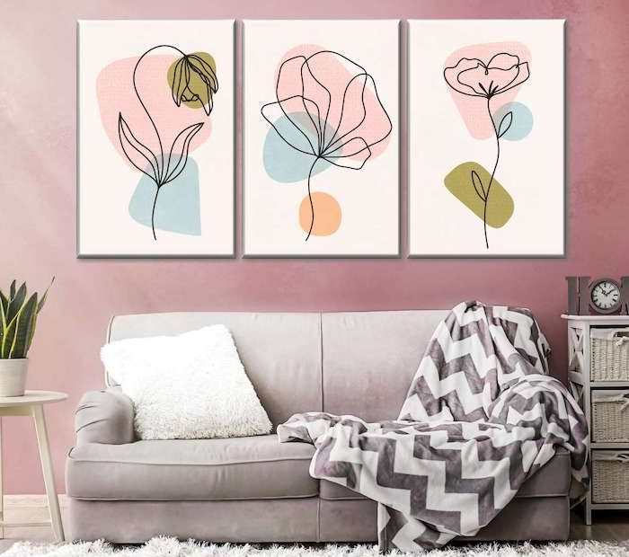 Pink Wall Art Ideas You'Ll Love