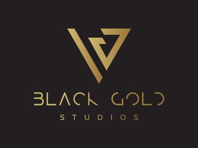 Black Gold Logo | Gold Logo Branding, Gold Logo Design, Metal Logo Design