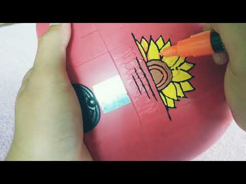 Painting Helmet By Posca (Uni) Pens | Vẽ Nón Bảo Hiểm Bằng Bút Posca (Uni)  - Youtube