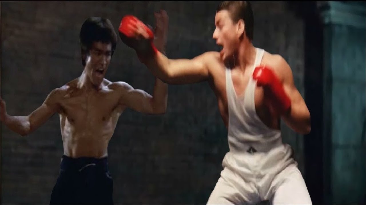 Bruce Lee Vs Jean Claude Van Damme - Youtube