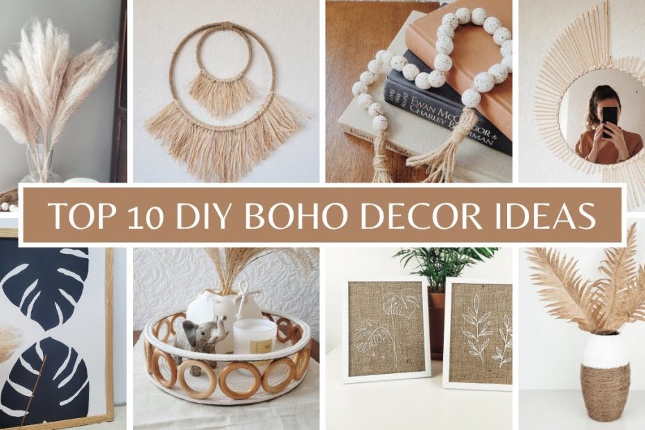 Top 10 Diy Boho Decor Ideas | Trendy Home Decor Projects - Youtube